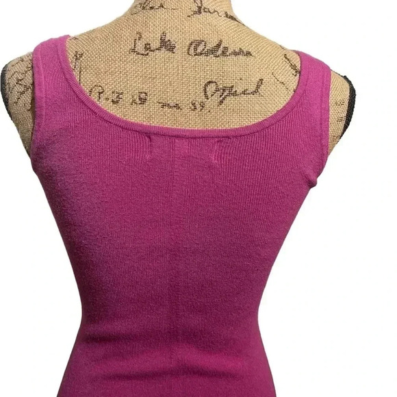 Wind and Willow Knit Midi Purple Bodycon Tank Dress Size Medium - Picture 4 of 6